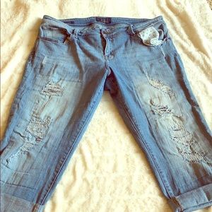 Rolled jeans